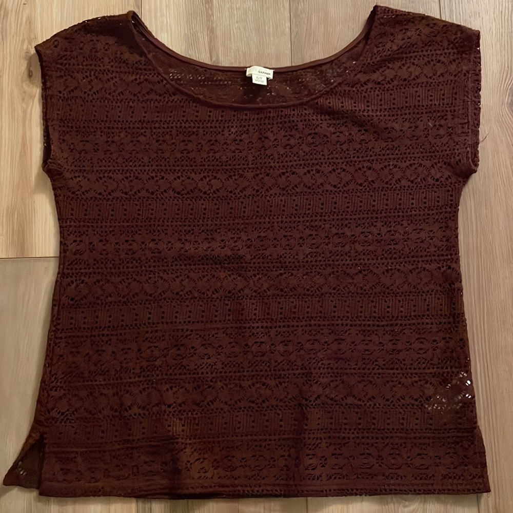 Garage Burgundy Tee Shirt